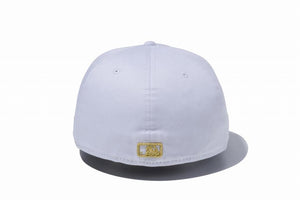 ニューエラ 59FIFTY ニューヨークヤンキース ホワイト ゴールド