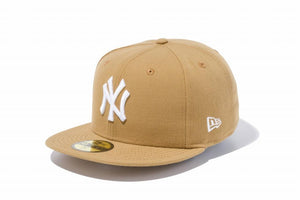 ニューエラ 59FIFTY ニューヨークヤンキース ウィート ホワイト