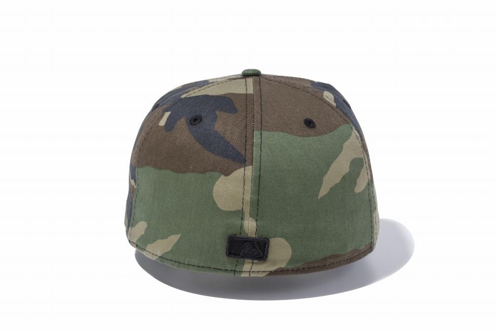 ニューエラ 59FIFTY ニューヨークヤンキース ウッドランドカモ ブラック