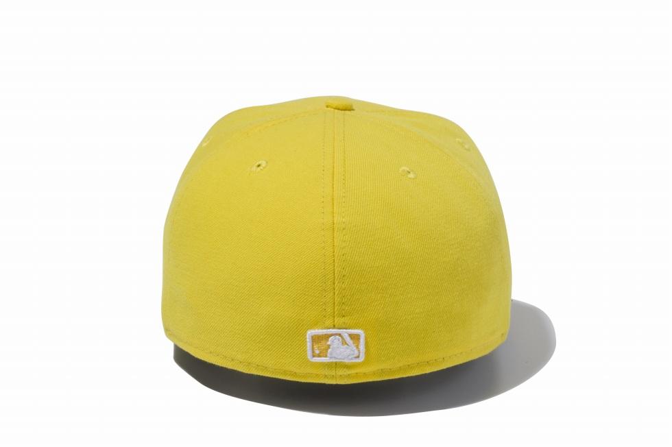 ニューエラ 59FIFTY ニューヨークヤンキース サイバーイエロー ホワイト