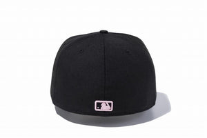 ニューエラ 59FIFTY ニューヨークヤンキース ブラック ピンク