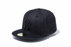 ニューエラ 59FIFTY ニューヨークヤンキース ブラックデニム